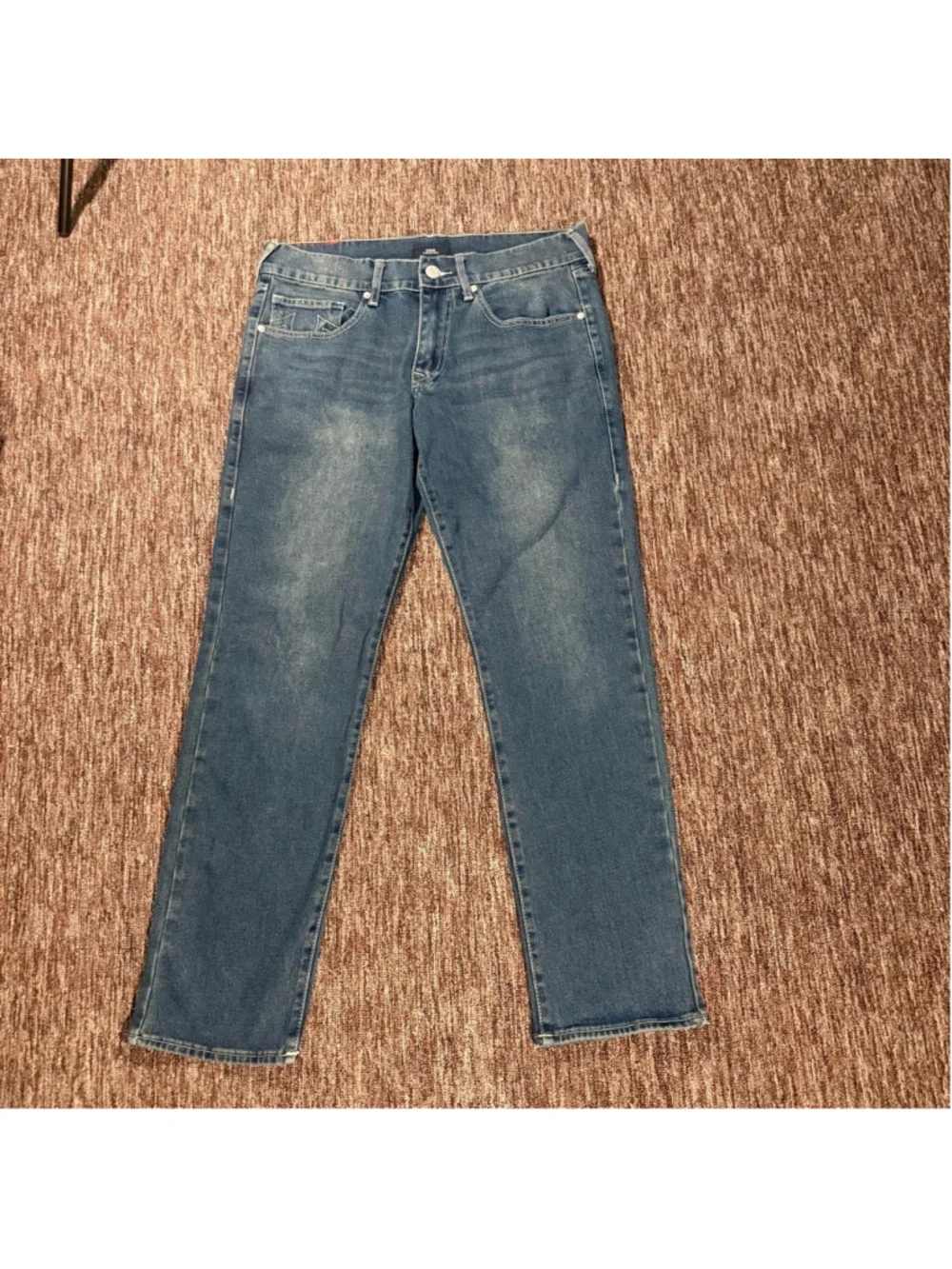 True Religion Geno Relaxed Slim Jeans Men’s Waist 32 Blue wash